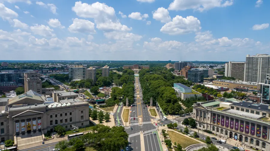 Parkway axis, mapping view